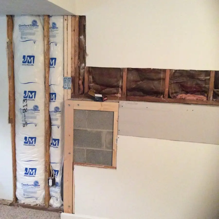 Wall insulation replacement during Odor Removal & Deodorization in Oviedo